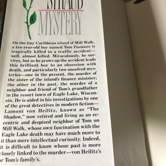 Vintage Peter Straub Hard Cover  Mystery 1990 With Dust Jacket - Picture 7 of 7